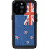 New Zealand Flag Distressed iPhone 14 Pro Max Waterproof Case